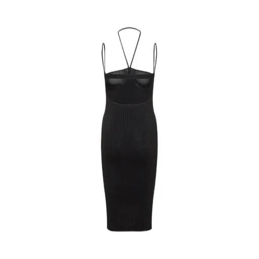 Andrea Adamo Halterneck Midi Dress