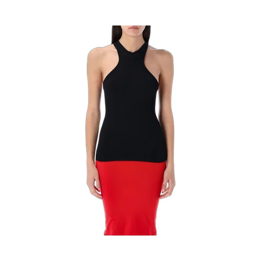 Andreadamo Ribbed Jersey Sleeveless Top