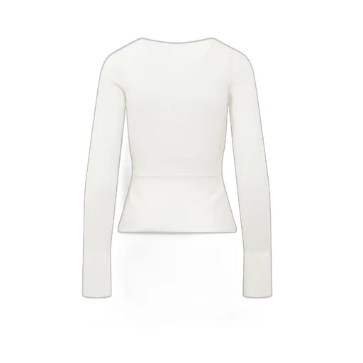 Andreadamo Cutout Long Sleeve Top