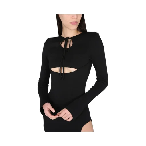 Andreadamo Cut Out Detail Midi Dress