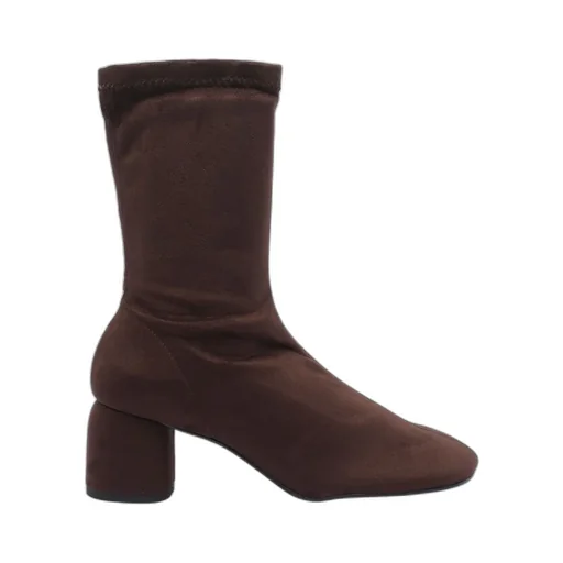 Angel Alarcon Stretch Suede-Effect Boots