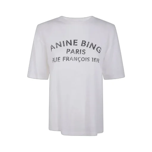 Anine Bing Stencil Cohen Crewneck T-Shirt