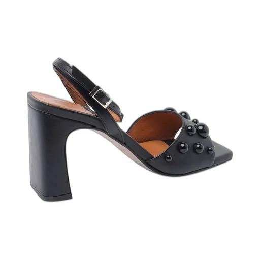 Angel Alarcon Embellished Block Heel Sandals