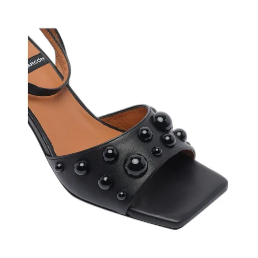 Angel Alarcon Embellished Block Heel Sandals