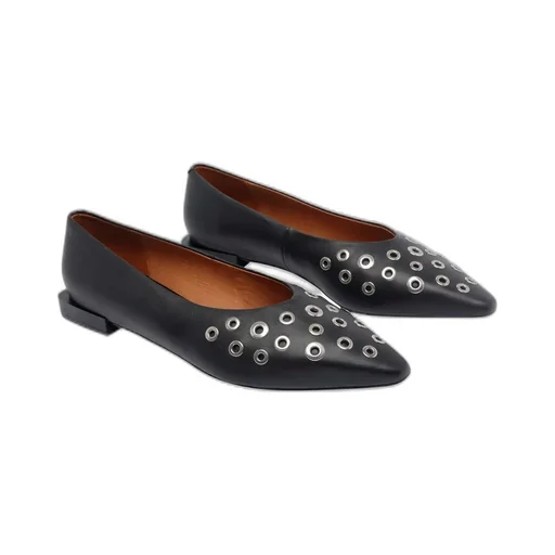 Angel Alarcon Sila Studded Flat Shoes