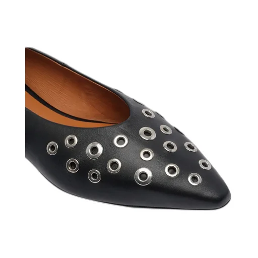 Angel Alarcon Sila Studded Flat Shoes