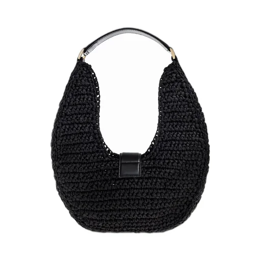 Anine Bing Lou Logo Plaque Shoulder Bag