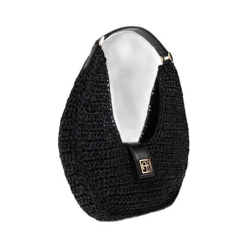 Anine Bing Lou Logo Plaque Shoulder Bag