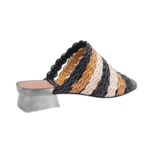 Angel Alarcon Woven Slide Sandals