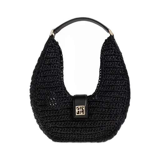 Anine Bing Lou Logo Plaque Shoulder Bag