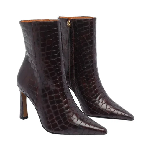 Angel Alarcon Snake Pattern Pump Boots