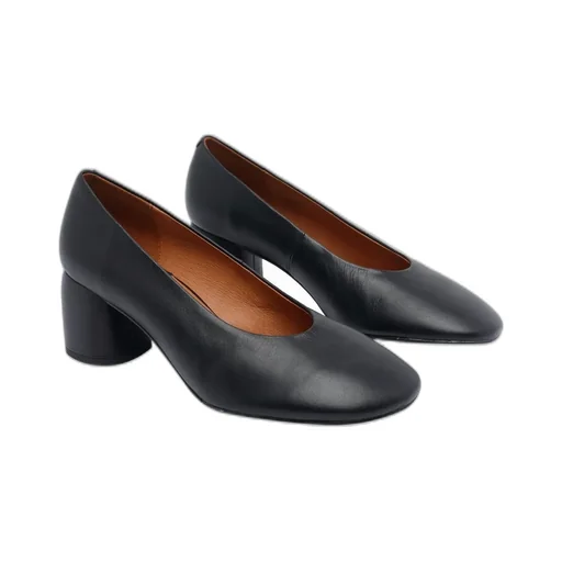 Angel Alarcon Round Toe Slip-On Pumps