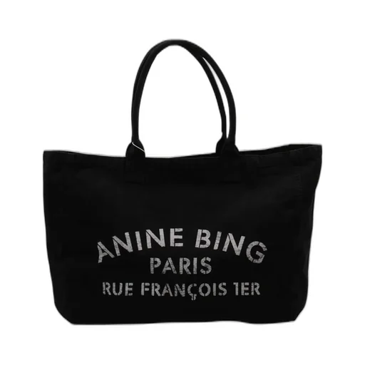 Anine Bing Leo Logo Printed Tote Bag