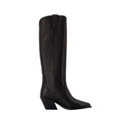 Anine Bing Tania Block Heel Knee-High Boots