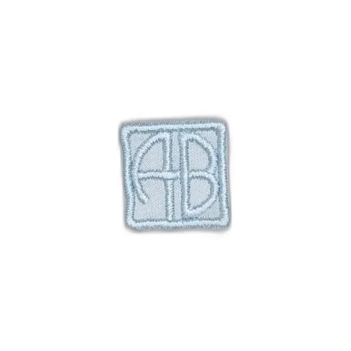 Anine Bing Logo Embroidered Cropped T-Shirt