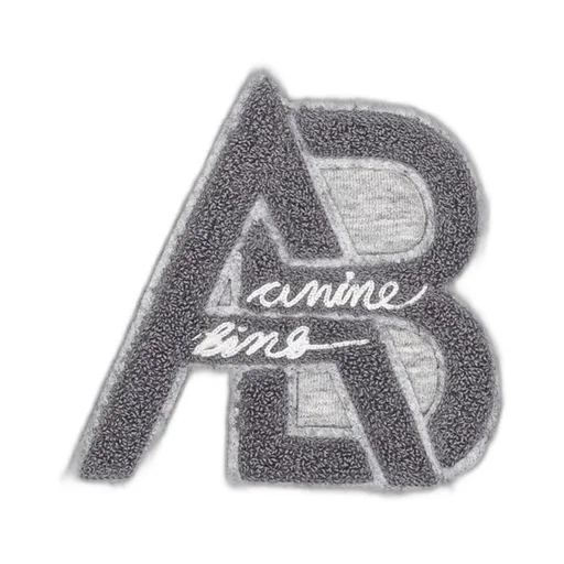 Anine Bing Jaci Logo Flocked Hoodie