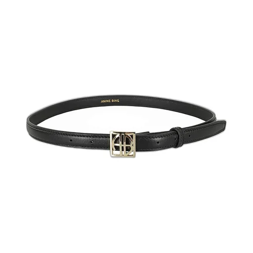 Anine Bing Monogram Plaque Belt