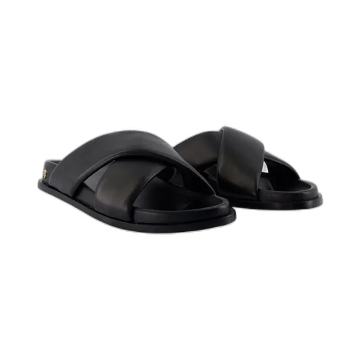Anine Bing Emi Cross-Strap Slides