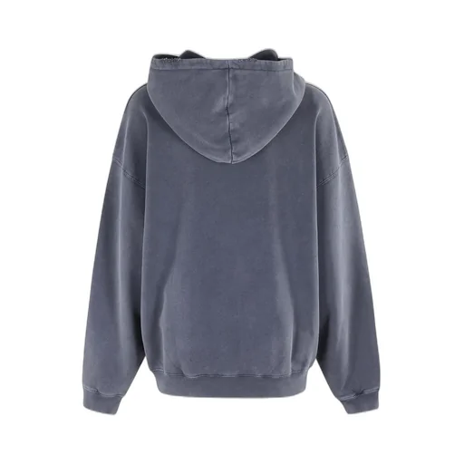 Anine Bing Harvey Distressed Logo Printed Hoodie