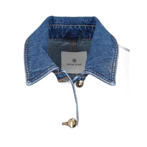 Anine Bing Buttoned Denim Jacket
