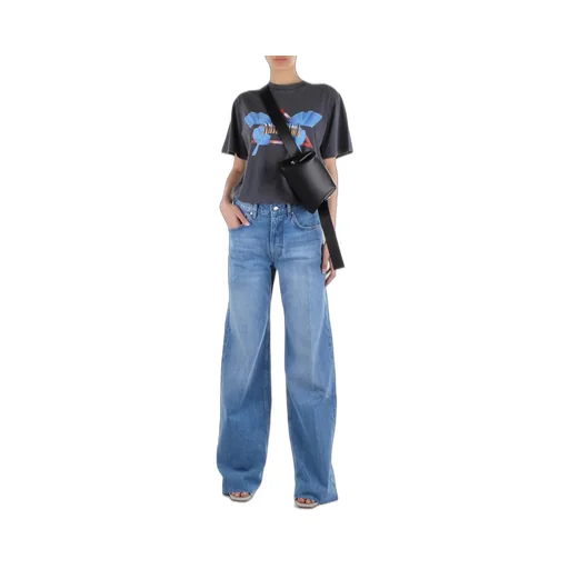 Anine Bing Hugh Logo Patch Jeans
