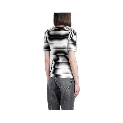 Anine Bing Alessia Striped Knitted T-Shirt