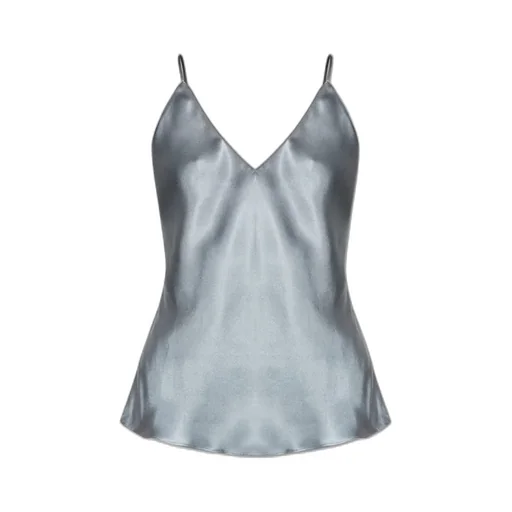 Anine Bing Ellen V-Neck Spaghetti Straps Top