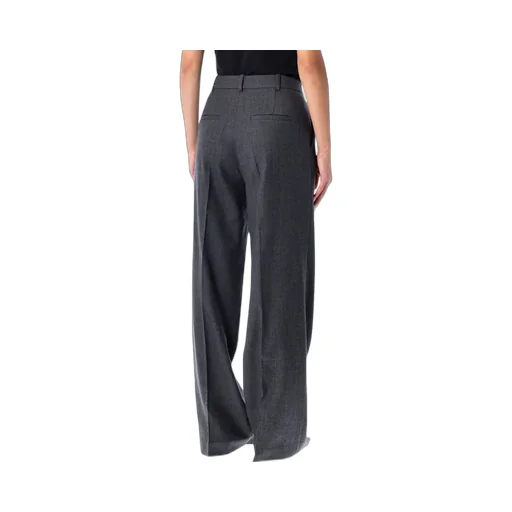 Anine Bing Wide Leg Pleated Trousers