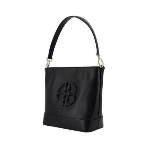 Anine Bing Lili Logo Patch Bucket Bag