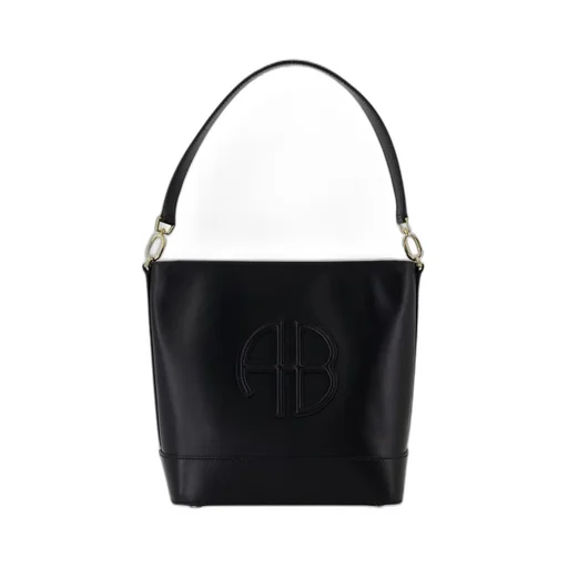 Anine Bing Lili Logo Patch Bucket Bag