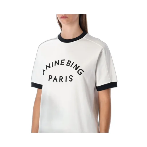 Anine Bing Jaylin Logo-Print Crewneck T-Shirt