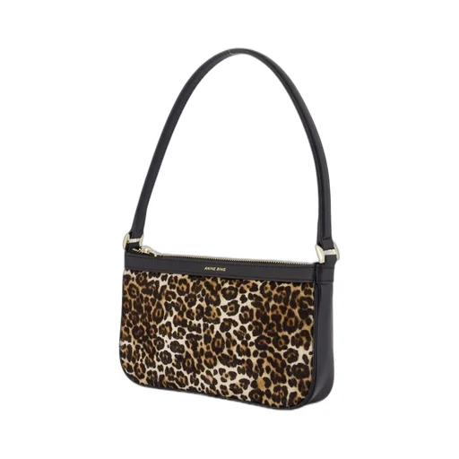 Anine Bing Mini Elly Leopard-Printed Zipped Shoulder Bag