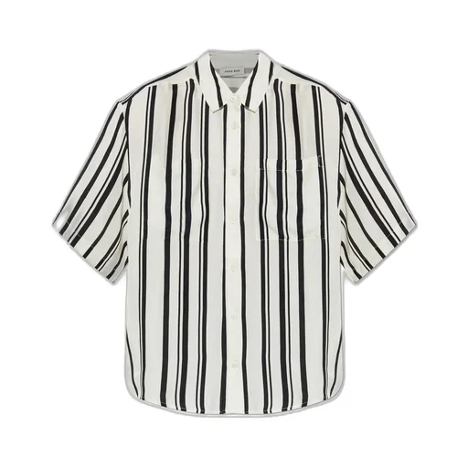 Anine Bing Short-Sleeved Striped T-Shirt