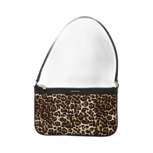Anine Bing Mini Elly Leopard-Printed Zipped Shoulder Bag