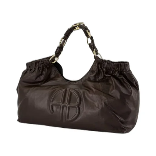 Anine Bing Logo Embossed Medium Kate Tote Bag