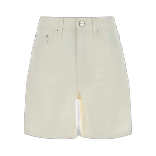 Anine Bing Kat High-Rise Denim Shorts