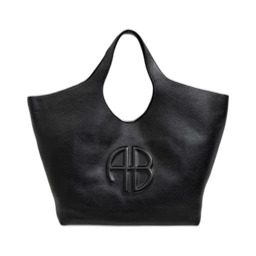 Anine Bing Lili Logo Embossed Tote Bag