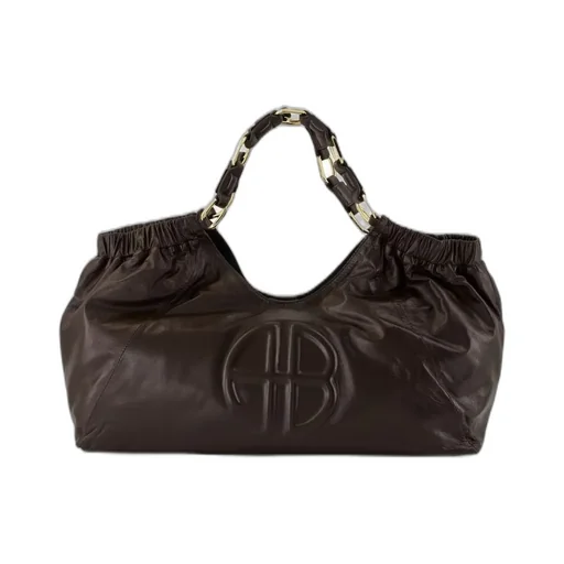 Anine Bing Logo Embossed Medium Kate Tote Bag