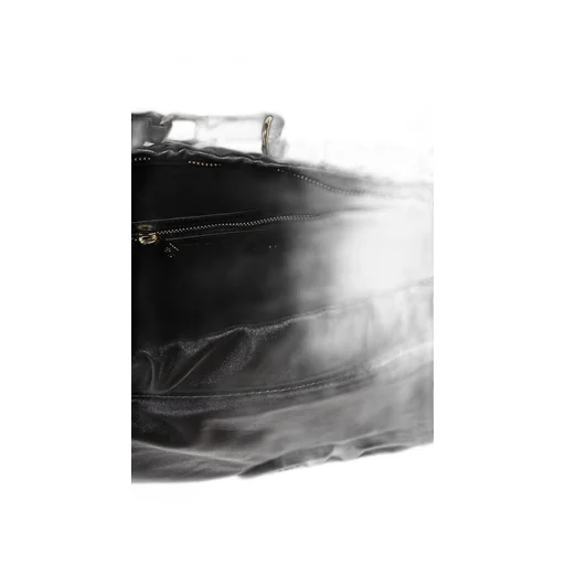 Anine Bing Kate Logo Embossed Shoulder Bag