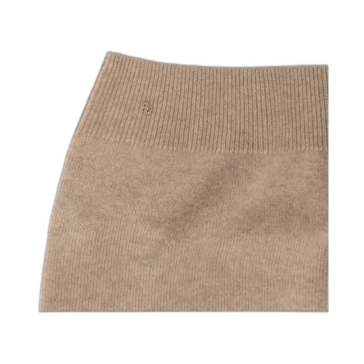 Anine Bing Cashmere Short-Sleeve Turtleneck