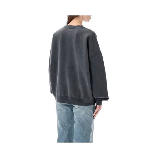 Anine Bing Mile Crew Neck Logo Sweater