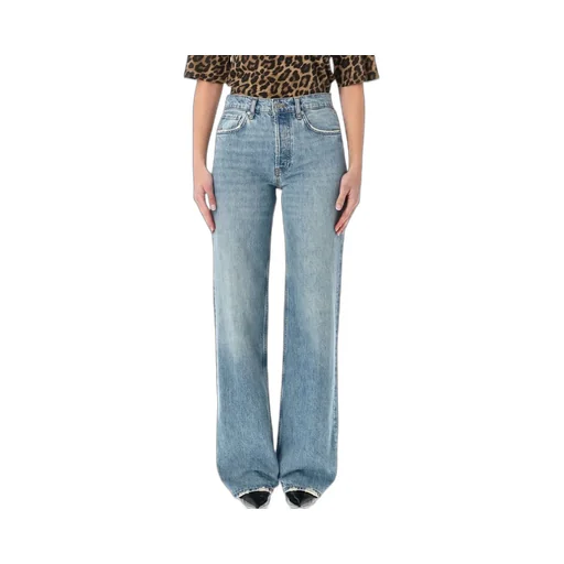Anine Bing Hugh Wide-Leg Jeans