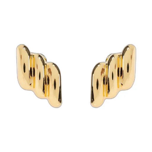 Anine Bing Diagonal Ribbed Earrings