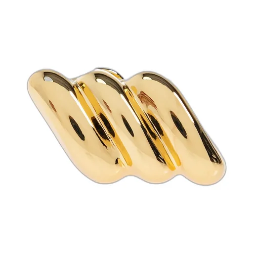 Anine Bing Diagonal Ribbed Earrings