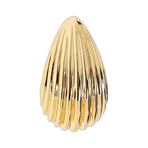 Anine Bing Ribbed Drop Pierced Earrings