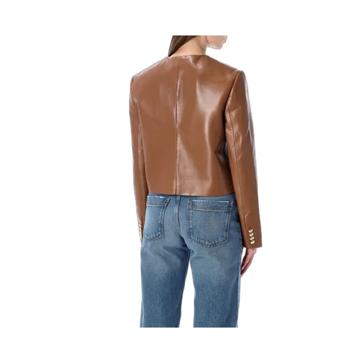 Anine Bing Amber Cropped Crewneck Jacket