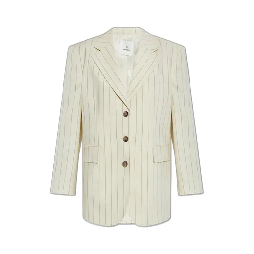 Anine Bing Sara Pinstripe Patterned Blazer