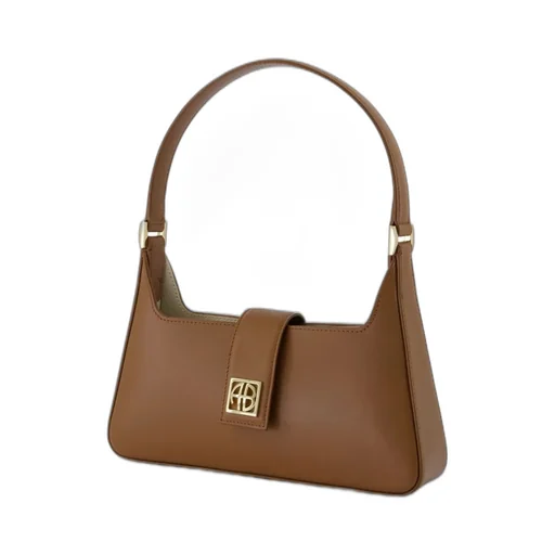 Anine Bing Lou Logo Plaque Shoulder Bag