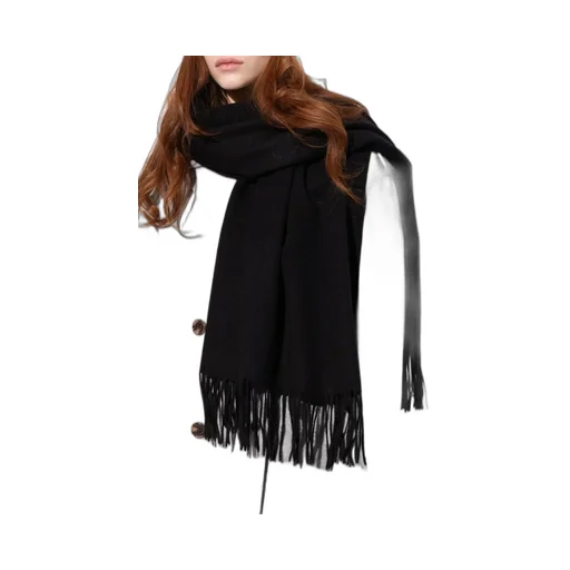 Anine Bing Fringed Wool Scarf