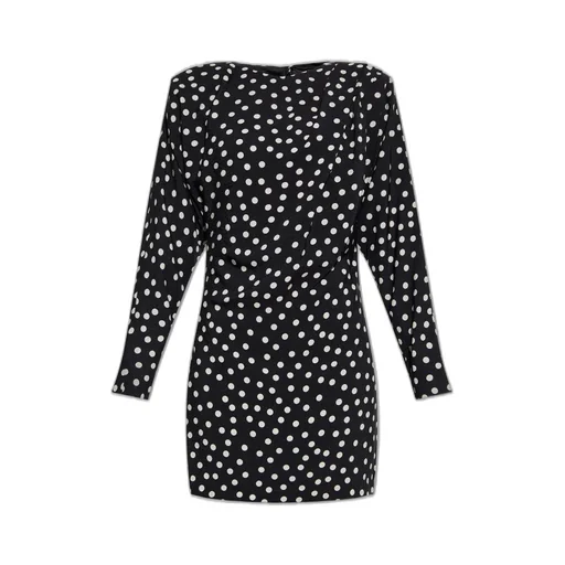 Anine Bing Haven Polka Dot Printed Mini Dress